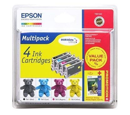 Picture of Compatible EPSON Teddybear T0615 - Multipack
