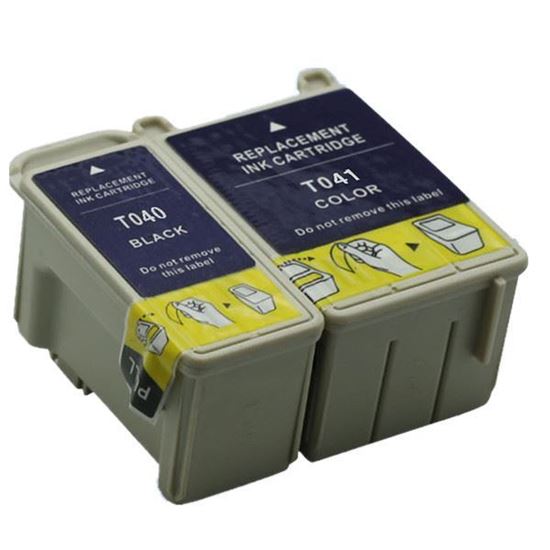 Picture of Compatible EPSON T040 Black & T041 Colour Ink